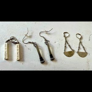 Swedish Silver Viking Earrings